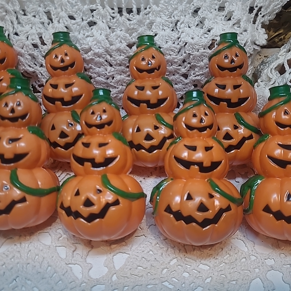 Halloween Stacked Pumpkin String Light Covers Set Of 8